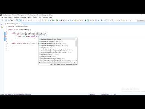 Reverse String in java