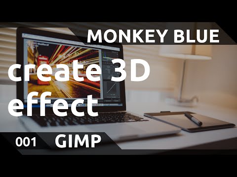 GIMP: how to create 3D effects of objects