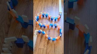 SATISFYING Domino Tricks! #shorts