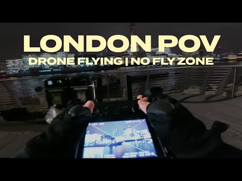 Drone POV London Night Flight | Tower Bridge BTS