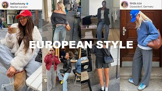 Recreating Cool Euro Girl Outfits  (inspired by my favorite European fashion bloggers)