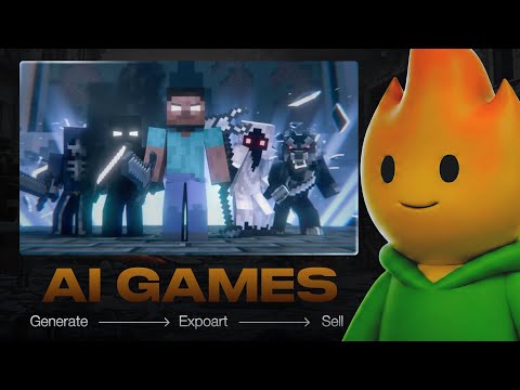 I Tried to Make Games with AI and Sell Them Online to Make Money - It Worked!