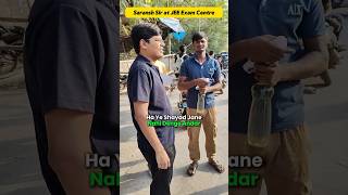 Saransh Sir at JEE Mains 2025 Exam Centre 🙂 Shocking Reaction 😱#shorts #esaral #jee #jee2025