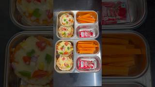 Mini Bread Pizza Lunchbox Idea for Kids 🍕🥕 | Easy & Yummy | #Shorts