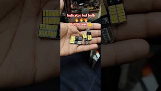 Indicator led bulb full power 💪🔥💪 install Tvs raider #shortsvideo #trendingreels #youtubeshorts