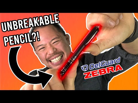 Zebra Delguard Unbreakable Mechanical Pencil Review | Office Tips and Tricks | Ed Tchoi
