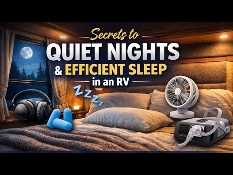 Secrets to Quiet Nights & Efficient Sleep in an RV | Don't Let Noisy RV Nights Keep You Up Again!