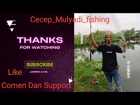 Mancing jaring di dekat perkampungan spot rawa rawa