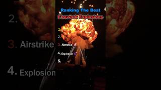Ranking the Best Firework Explosions