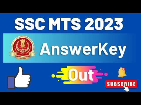 SSC MTS AnswerKey 2023 | How to Check SSC MTS Multi Tasking Staff & Havaldar AnswerKey ✅
