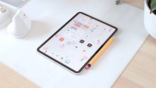 ☁️ My Minimal iPad Setup + fav apps | focus modes, customisation