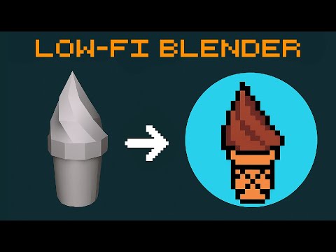 I Created Low-Fidelity 3D Models in Blender