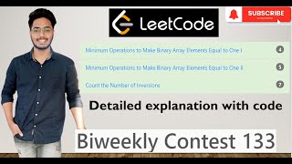 Leetcode | Biweekly Contest 133 | B | C | D | 3191 | 3192 | 3193 | Editorial | Detailed Solution.