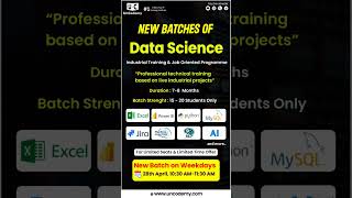 Data Science New Batch | IT Training #dataanalyst #datascience #ittraining