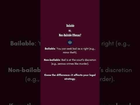 Bailable VS. Non-bailable #legalphilomath #law #legaleducation #indianlaw #currentaffairs #lawstudy