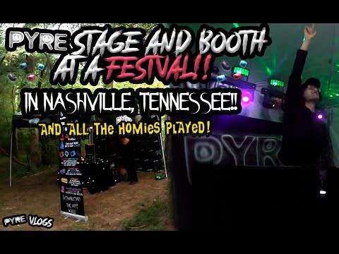 PYRE STAGE!? We hosted a STAGE (and MERCH BOOTH!) at a MUSIC FESTIVAL in Nashville,Tennessee!!