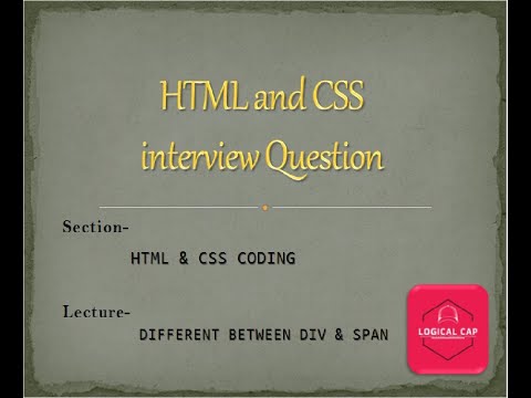 Different between div and span