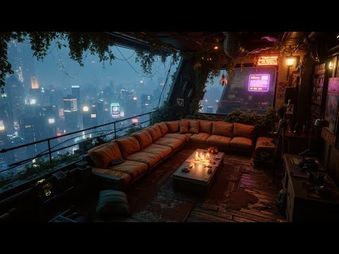 Smooth Mellow Lo-Fi Rhythms: Perfect for Urban Chill, Study, Work & Ambient Night Views
