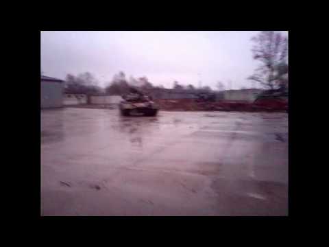Tank drifts...