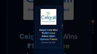 Ceigall India Wins ₹1089 Crore Indore-Ujjain Highway Project #corporateupdates #financialnews