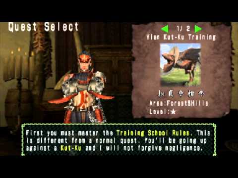Monster Hunter Freedom: Kariou Diaries SPECIAL 1.0 "Yian Kut Ku Training SnS"
