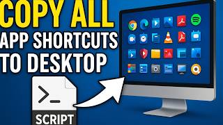 How to Show ANY Software Icon on Desktop in Windows 10 or 11 (Microsoft Store + Classic Apps)