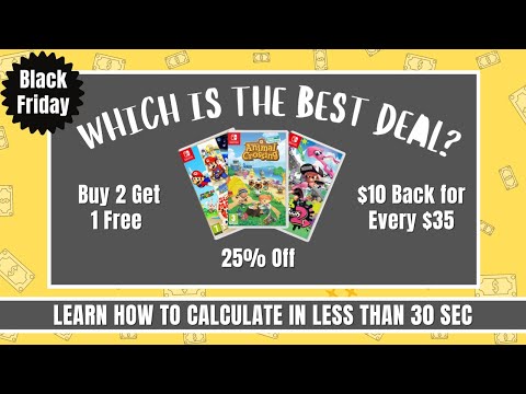 Can You Figure Out the BEST BLACK FRIDAY DEAL? | Discount Calculation | Math Problem