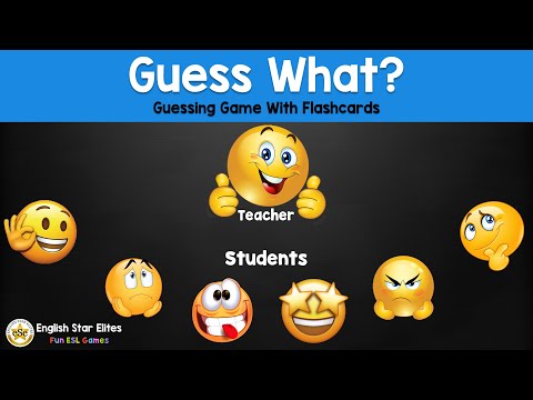 Guess What? Guessing Game With Flashcards | Engaging Activity for Interactive Learning | ESL Games