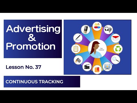 Continuous Tracking in Advertising. lesson 37