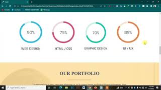 HTML Css website design