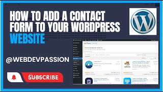 How to Add a Contact Form to Your WordPress Website | wordpress tutorial in urdu