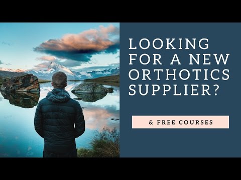 Orthotics Offer & FREE Courses