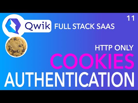 Qwik JS Full Stack App | Server side HttpOnly Cookies Persistence | Part 11