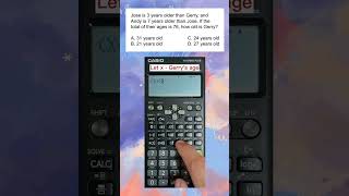 LEPT MATH MAJORSHIP | PAST BOARD PROBLEMS | CALCULATOR TECHNIQUES | AGE PROBLEM