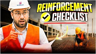 Reinforcement Checklist for Civil Engineers | How to Check Steel Bars at Construction Site