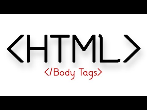 How to Build a Website using HTML: 3. Body Tags