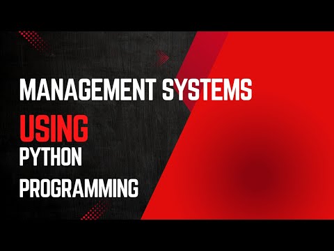 Simple Management System using Python, Simply python Project