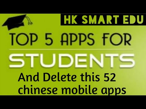 Top 5 must have Mobile Apps for students | Remove These 52 Chinese Virus Apps From Your Phone Now!!!
