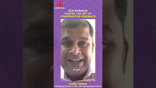 SCAI Webinar Highlight | Master the Art of Constructive Feedback