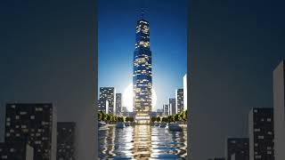 Futuristic Skyscraper 3D Architectural Visualization | Night City Animation in 4K