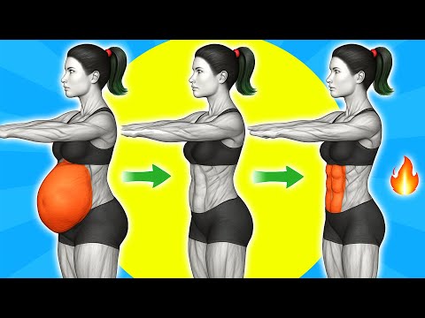 15-Min Standing Workout 🔥 Best Exercises to Lose Hanging Belly Fat & Slim Waist Fast