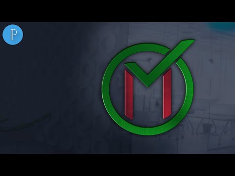 M Logo Design | How to Make Professional Logo in PixelLab | PixelLab Logo Design | Abduke Design