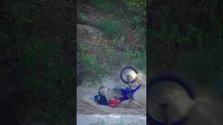 Hit a land mine! #motocross #fail #crashtest #fails