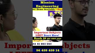 LEET Coaching in Delhi | Lateral Entry Coaching | BTech LEET Coaching | #leetcoaching | #ipuleet