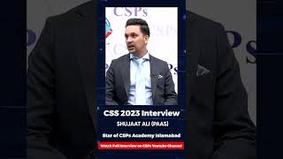 Mock Interview | CSS exam preparation from CSPs Academy, Islamabad  #csspreparation