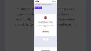 Responsive Courses Education LMS Dashboard with Next.js Template | #webinspiration #shorts