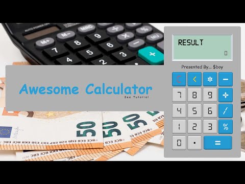 Create a Awesome Calculator Using HTML, CSS & Javascript