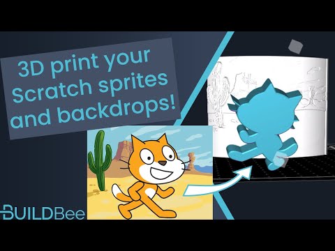 How to 3D print Scratch sprites and backdrops