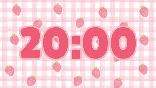 20 Minute Timer- Deep Focus for Relaxing, Studying and Working