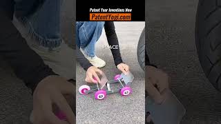 Amazing Invention for Quick Tire Fixes! 🚗 #automobile #viral